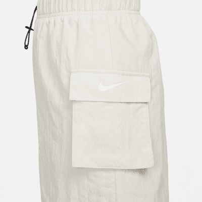 Shorts de tiro alto de tejido Woven para mujer Nike Sportswear Essential