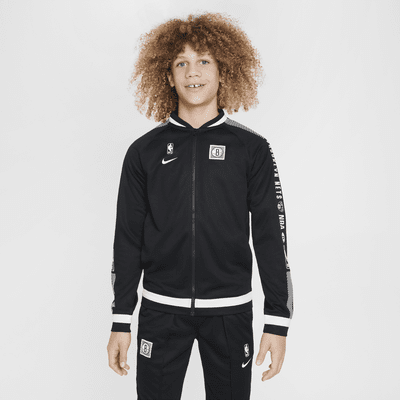 Brooklyn Nets Starting 5 Courtside Older Kids' Nike Dri-FIT NBA Tracksuit