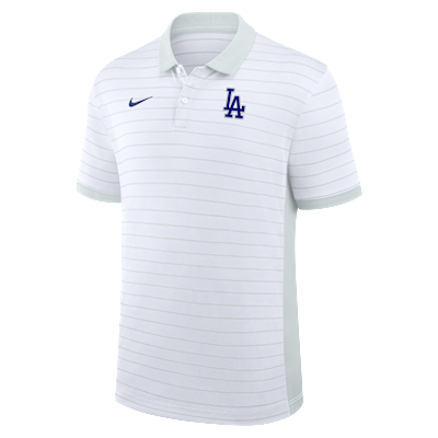 Los Angeles Dodgers Authentic Collection Striped Victory Men's Nike Dri-FIT MLB Polo from Nike - $75