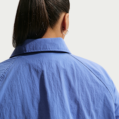 Chamarra de coach oversized para mujer Nike Sportswear (talla grande)