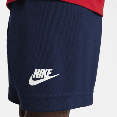 Nike Sportswear shortsset van sweatstof voor peuters