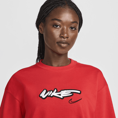 Top ampio in French Terry Nike Sportswear Breaking – Donna