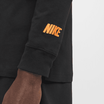 Camisola de basquetebol de manga comprida Nike para homem