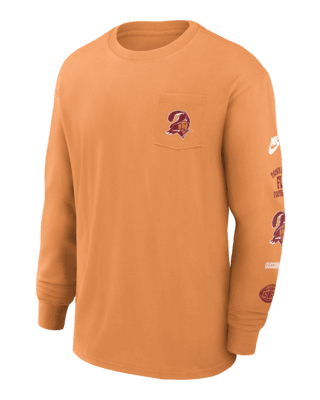 Мужская футболка Tampa Bay Buccaneers Rewind Max90 Pocket Nike NFL Long-Sleeve