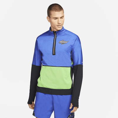 Nike Dri-FIT Wild Run Men's 1/2-Zip Graphic Running Top