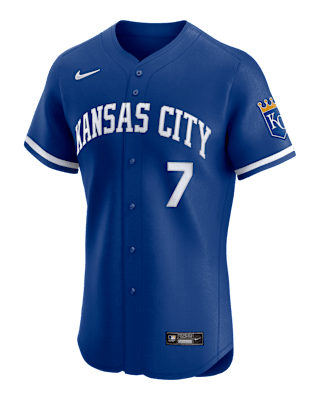 Мужские джерси Bobby Witt Jr. Kansas City Royals Nike Dri-FIT ADV MLB Elite Jersey