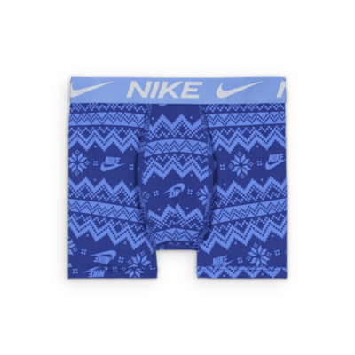 Nike Dri-FIT Big Kids' Holiday Poly Boxer Briefs (5-Pack)