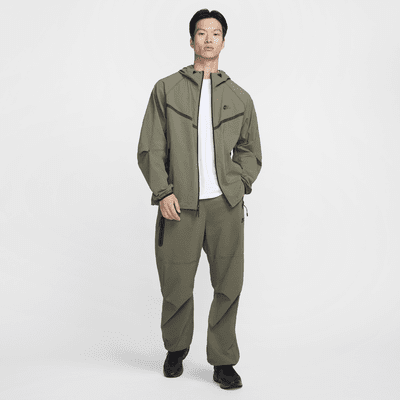 เสื้อแจ็คเก็ตซิปยาวแบบทอผู้ชาย Nike Tech Windrunner