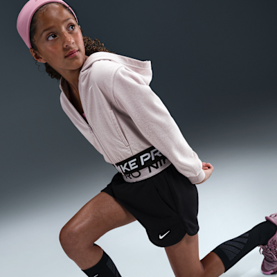 Nike Pro Fleece Big Kids' (Girls') Dri-FIT Shorts