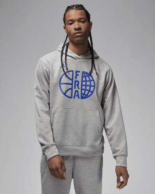 Мужское худи France Practice Nike Basketball Fleece Hoodie для баскетбола