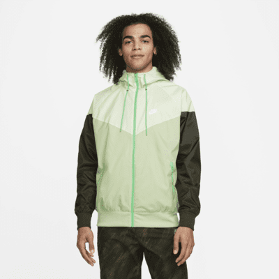 nike mint green windbreaker