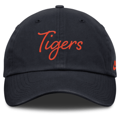 Gorra Nike de la MLB ajustable para mujer Detroit Tigers Cooperstown Script