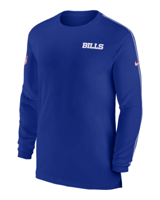 Мужские  Buffalo Bills Sideline Coach Nike Dri-FIT NFL Long-Sleeve Top