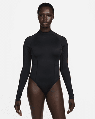 Женские  Nike Swim Hydralock Fusion Long-Sleeve One-Piece Swimsuit