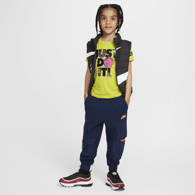 Playera "Just Do It" para niño talla pequeña Nike "Express Yourself"