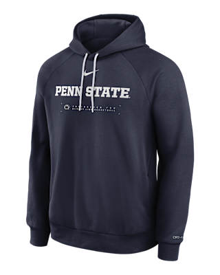 Мужское худи Penn State Courtside Basketball Practice Nike Dri-FIT Pullover Hoodie для баскетбола