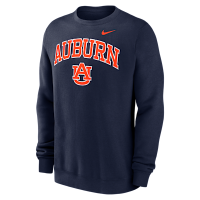 Auburn Arch Men's Nike College Pullover Crew