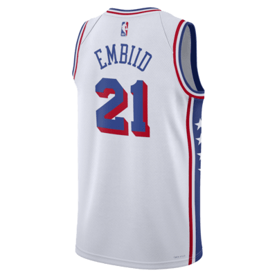 Joel Embiid Philadelphia 76ers 2023/24 Association Edition Men's Nike Dri-FIT NBA Swingman Jersey