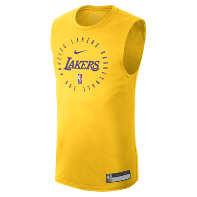 T-shirt senza maniche Los Angeles Lakers Nike Dri-FIT NBA – Uomo