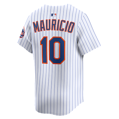 Jersey Nike Dri-FIT ADV de la MLB Limited para hombre Ronny Mauricio New York Mets