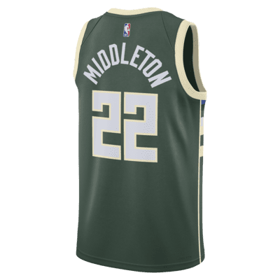 Milwaukee Bucks Icon Edition 2022/23 Men's Nike Dri-FIT NBA Swingman Jersey