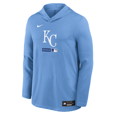 Kansas City Royals Authentic Collection Men's Nike Dri-FIT MLB Long-Sleeve Hooded Top from Nike - $80