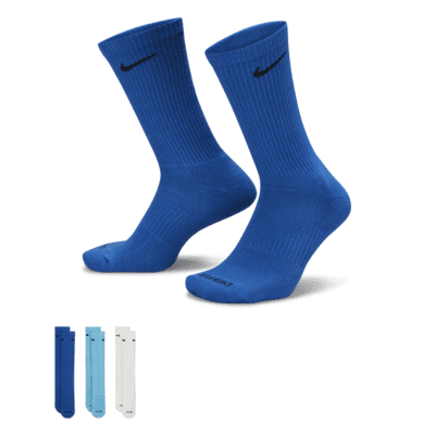 Chaussettes de training mi-mollet Nike Everyday Plus Cushioned (3 paires). Nike FR