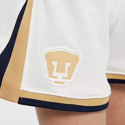 Kit de 3 piezas de fútbol Nike Replica para niños talla pequeña Pumas UNAM 2025/26 Stadium Home