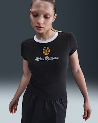 Женская футболка Nike Sportswear Chill Knit Slim Cropped