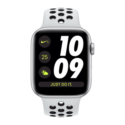 Apple Watch Nike+ Series 4 (GPS + Mobilfunk) mit Nike Sportarmband Open Box 40-mm-Sportuhr