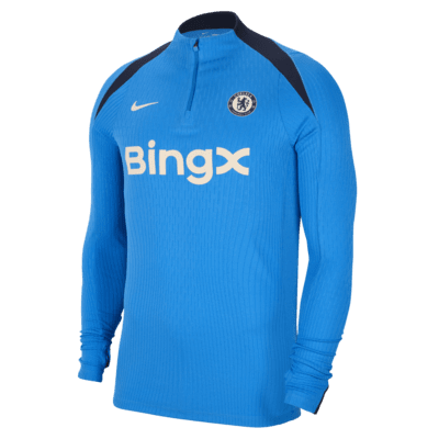 Haut d'entraînement de foot en maille Nike Dri-FIT ADV Chelsea FC Strike Elite pour homme