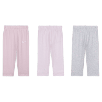 Nike Essentials Baby (0-9M) Pants (3-Pack)