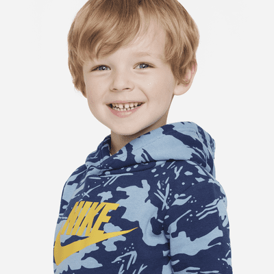 Nike Toddler Club Camo Fleece Pullover Hoodie