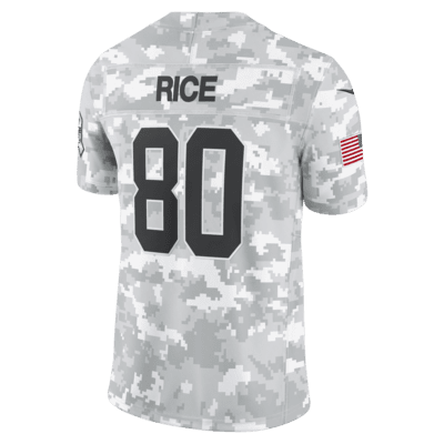 Jerry Rice San Francisco 49ers Salute to Service Men's Nike Dri-FIT NFL Limited Jersey