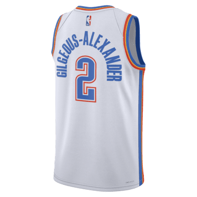 Oklahoma City Thunder Association Edition 2022/23 Men's Nike Dri-FIT NBA Swingman Jersey