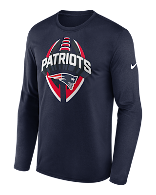 Мужская футболка New England Patriots Legend Icon Nike Dri-FIT NFL Long-Sleeve