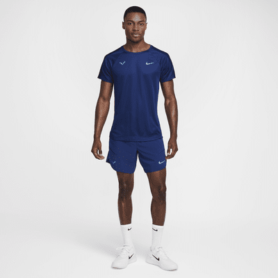 Camisola de ténis de manga curta Nike Dri-FIT Rafa Challenger para homem