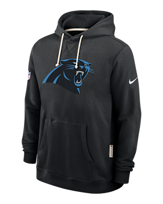 Мужское худи Carolina Panthers Initial Home Sideline Nike Dri-FIT NFL Pullover Hoodie