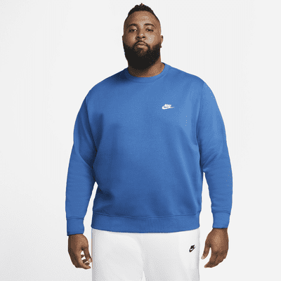 blue nike club sweatshirt