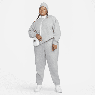 Nike Sportswear Phoenix Fleece Women's High-Waisted Oversized Tracksuit Bottoms (Plus Size)