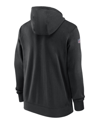 Nike Women's Sideline Club (NFL Atlanta Falcons) Pullover Hoodie in Black, Size: Small | 00MW00A96-E7V