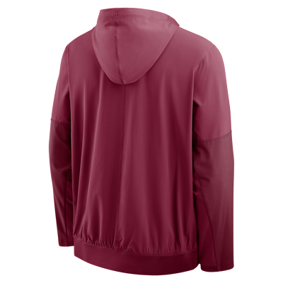 Chamarra universitaria Nike con gorro de medio cierre para hombre Florida State Anorak