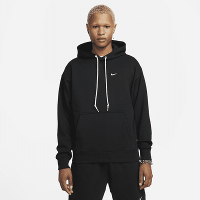 Nike Solo Swoosh Men's French Terry Pullover Hoodie.