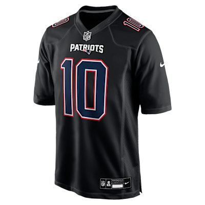 Drake Maye New England Patriots Men's Nike NFL Game Jersey