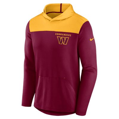 Men's Nike Black Washington Commanders Wordmark Performance Pullover Hoodie