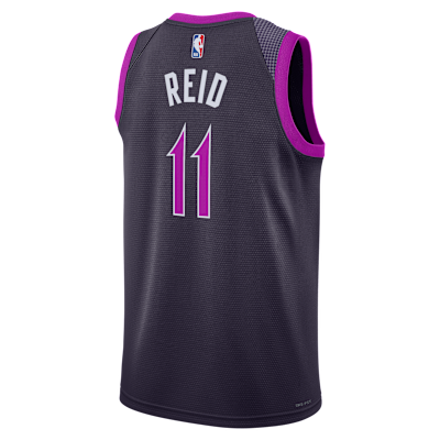 Naz Reid Minnesota Timberwolves City Edition Men's Nike NBA Swingman Jersey
