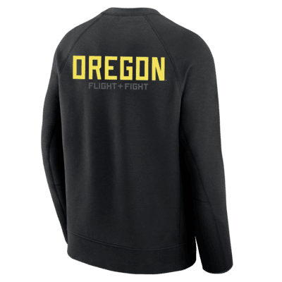 Oregon Ducks Tech Men's Nike College Pullover Crew