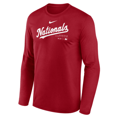 Мужская футболка Washington Nationals Authentic Collection Practice