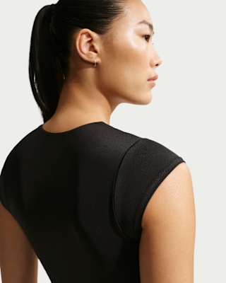 Женская кепка Nike Swim Effortless Essential Cap Sleeve Swim Top