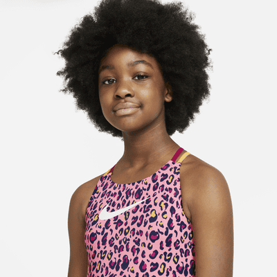 Nike Big Kids' (Girls') Spiderback 1-Piece Swimsuit